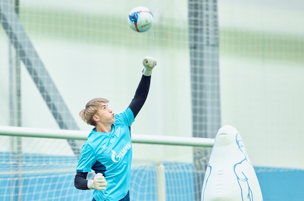 Тренировка «Зенита»-2 перед матчем с ФК «Кубань»