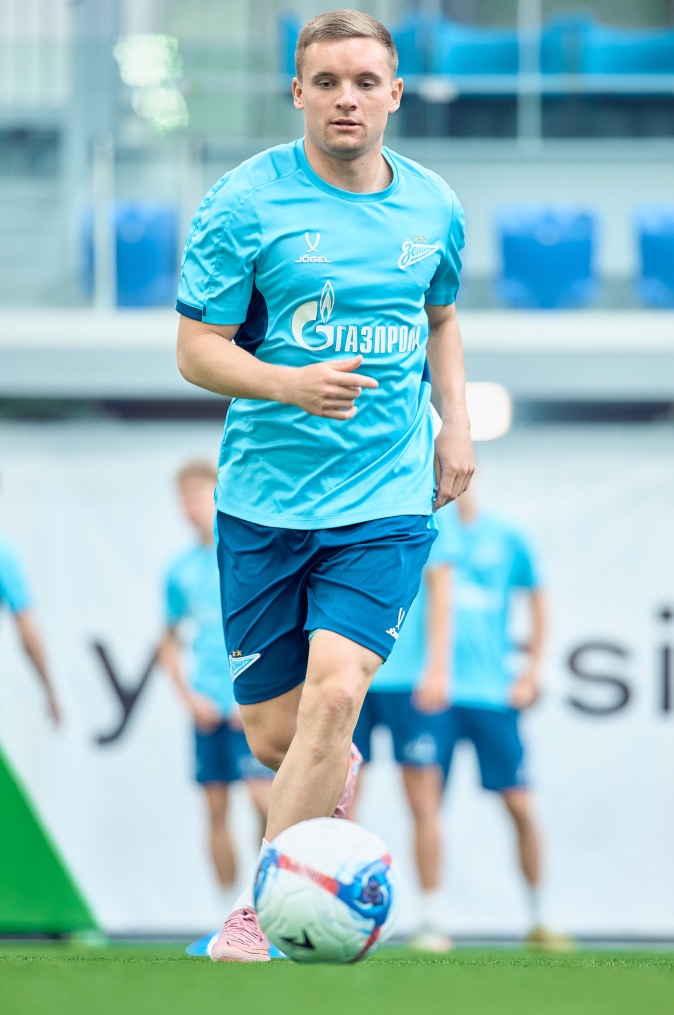 Тренировка «Зенита»-2 перед матчем с ФК «Кубань»