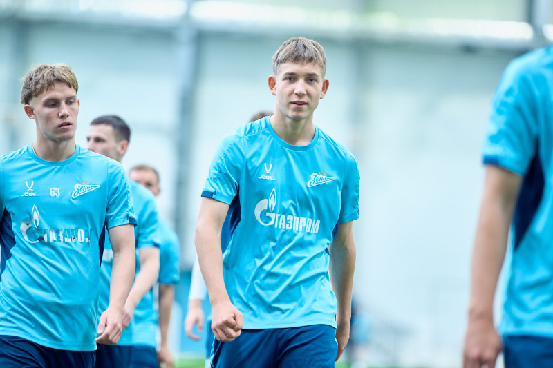 Тренировка «Зенита»-2 перед матчем с ФК «Кубань»