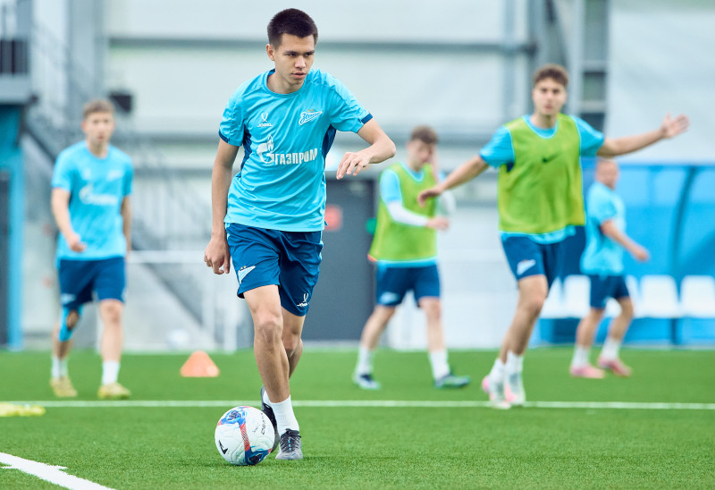 Тренировка «Зенита»-2 перед матчем с ФК «Кубань»