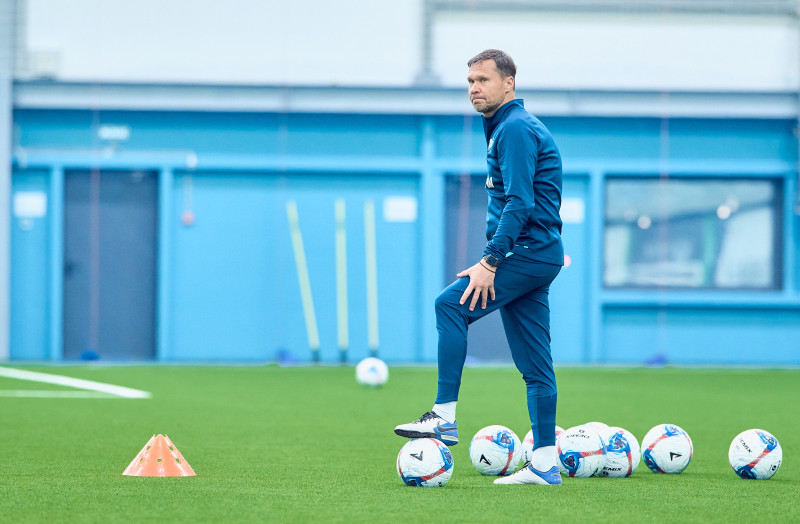 Тренировка «Зенита»-2 перед матчем с ФК «Кубань»