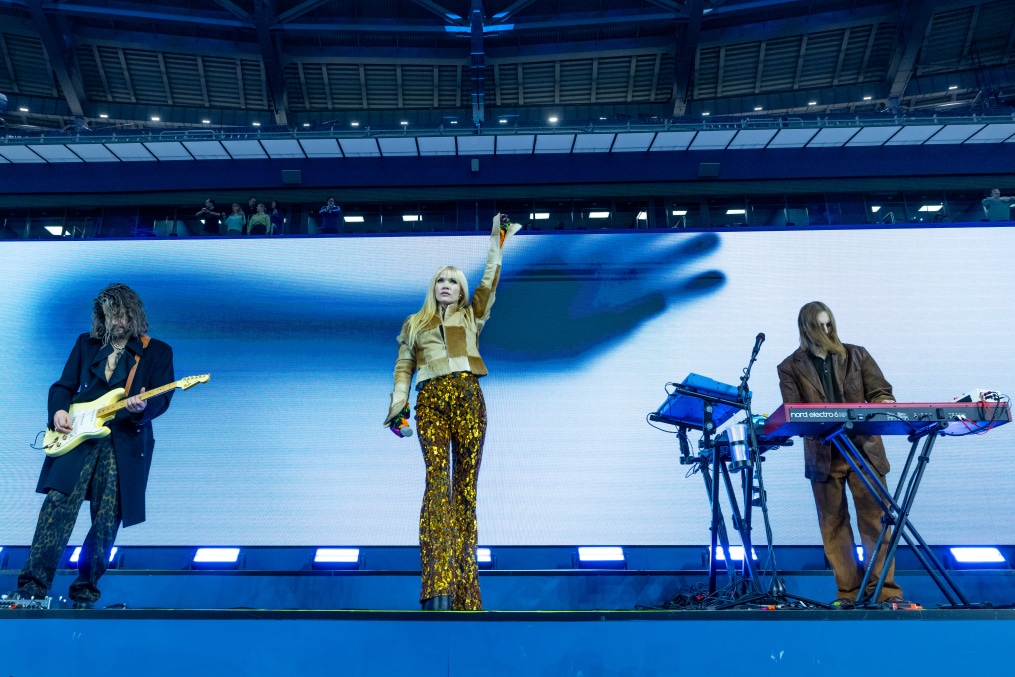 Концерт группы «Моя Мишель» на Фан-Променаде перед матчем с «Балтикой»