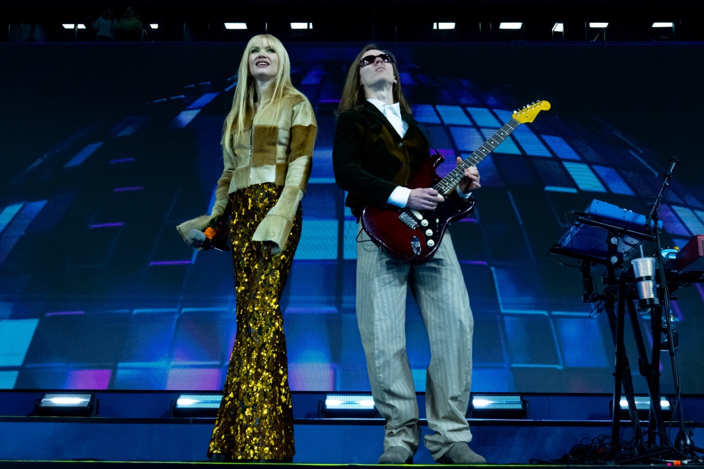 Концерт группы «Моя Мишель» на Фан-Променаде перед матчем с «Балтикой»