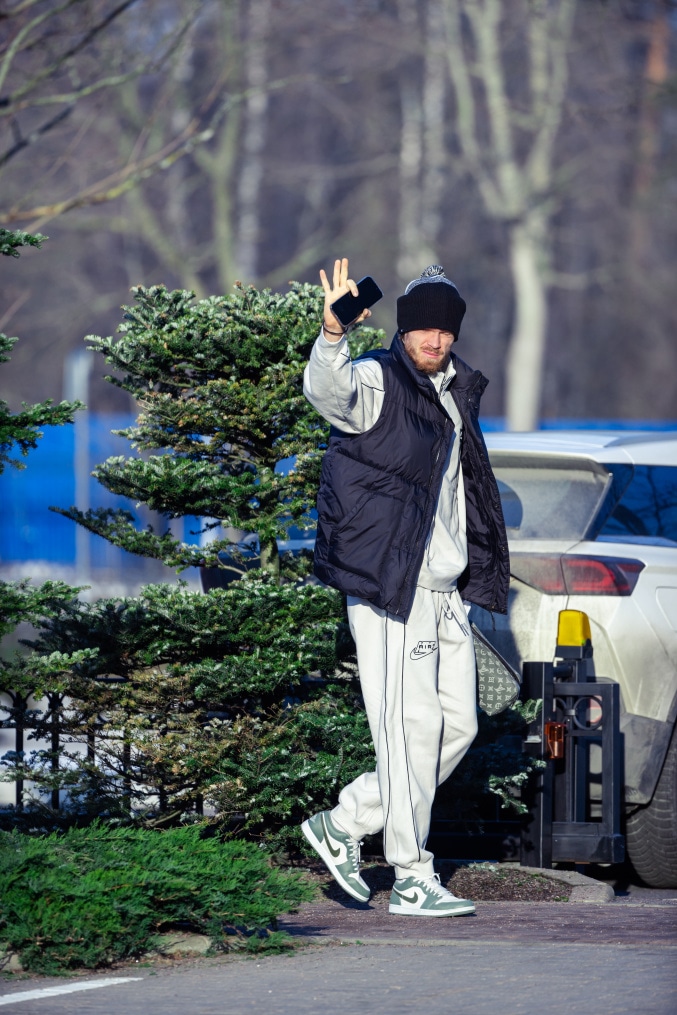 «Зенит. Стиль»: приезд игроков на тренировку перед матчем со «Спартаком»