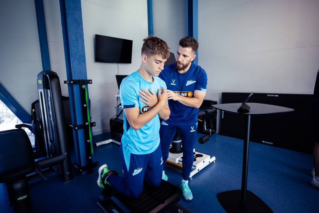 Тренировка основного состава «Зенита» перед матчем со «Спартаком»