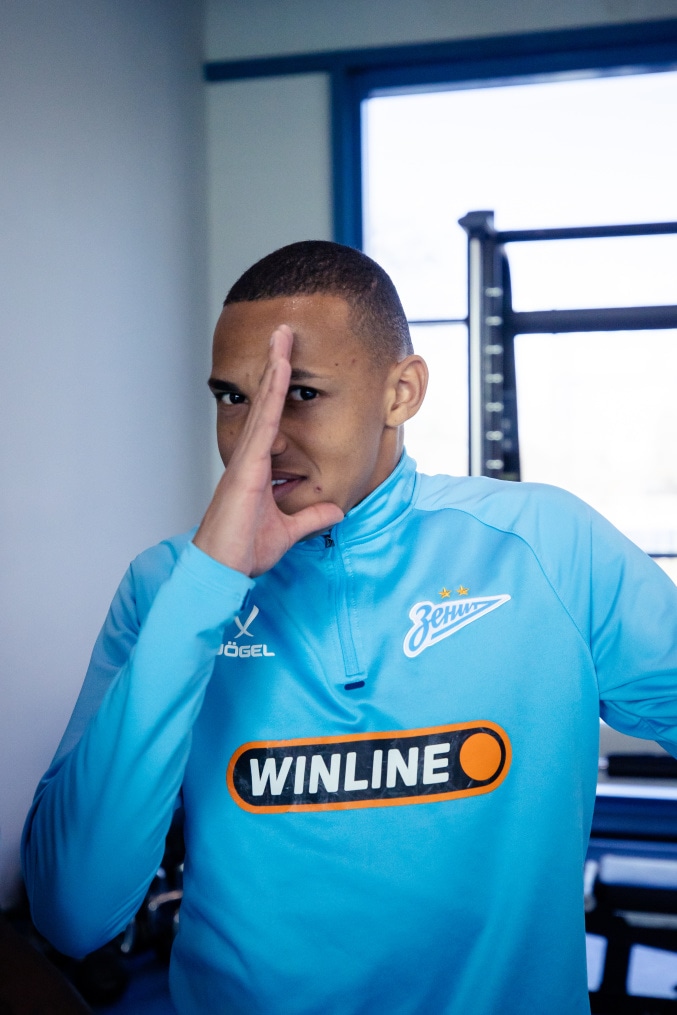 Тренировка основного состава «Зенита» перед матчем со «Спартаком»