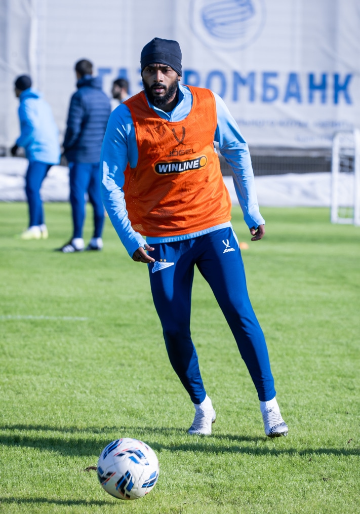 Тренировка основного состава «Зенита» перед матчем со «Спартаком»