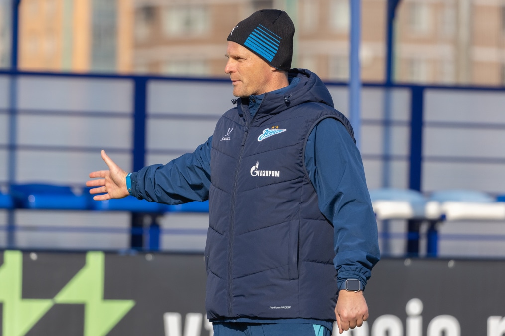 Тренировка «Зенита»-м перед матчем с ФК «Родина»-м