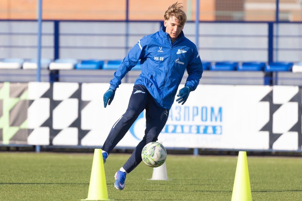 Тренировка «Зенита»-м перед матчем с ФК «Родина»-м