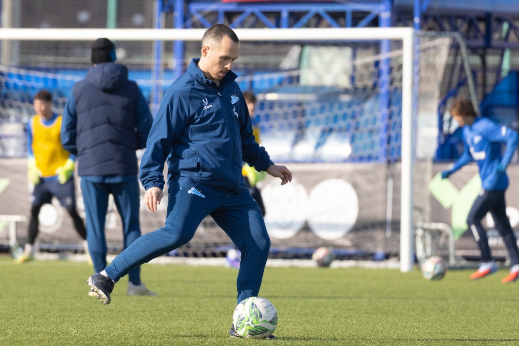 Тренировка «Зенита»-м перед матчем с ФК «Родина»-м