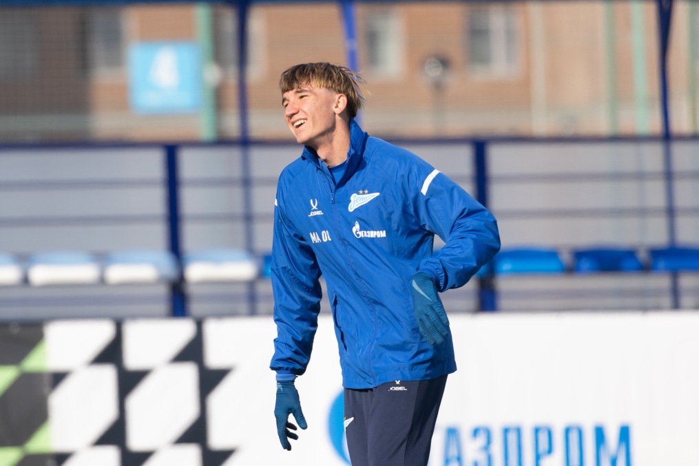 Тренировка «Зенита»-м перед матчем с ФК «Родина»-м