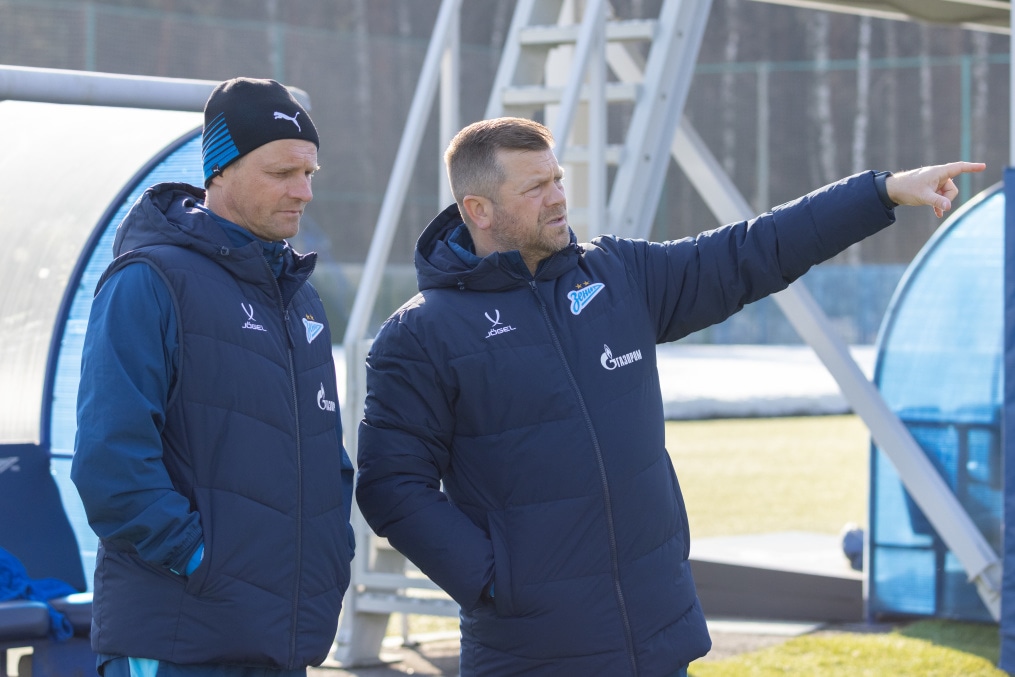 Тренировка «Зенита»-м перед матчем с ФК «Родина»-м