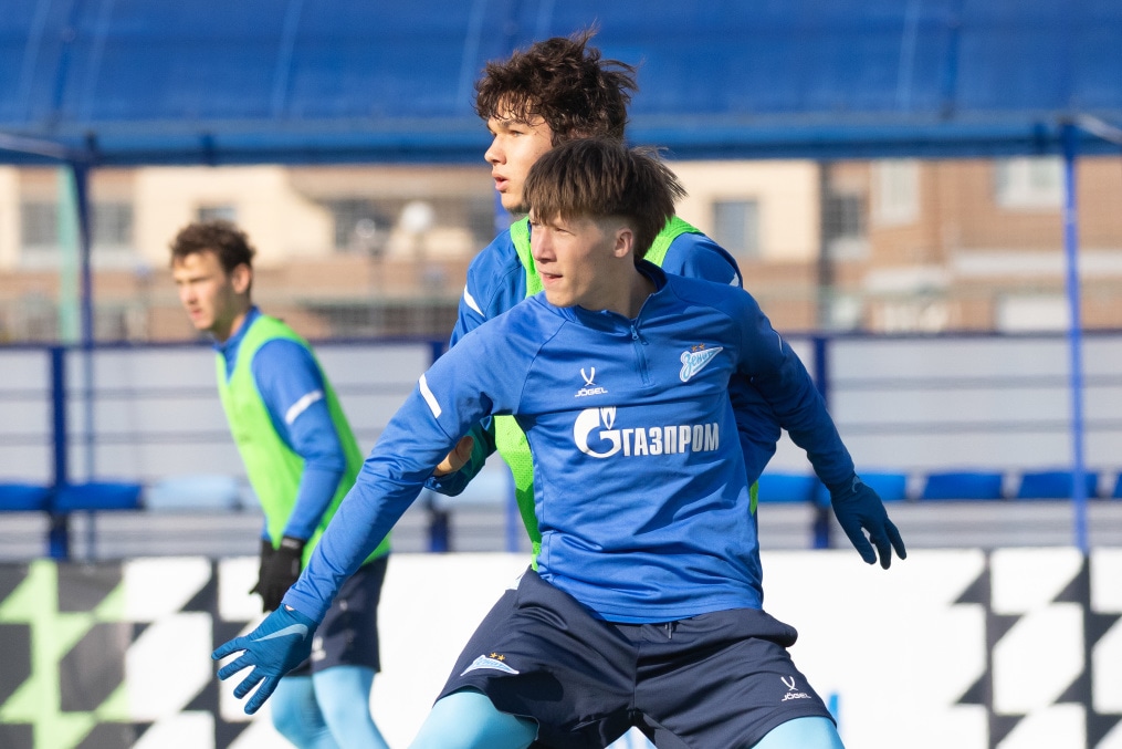 Тренировка «Зенита»-м перед матчем с ФК «Родина»-м