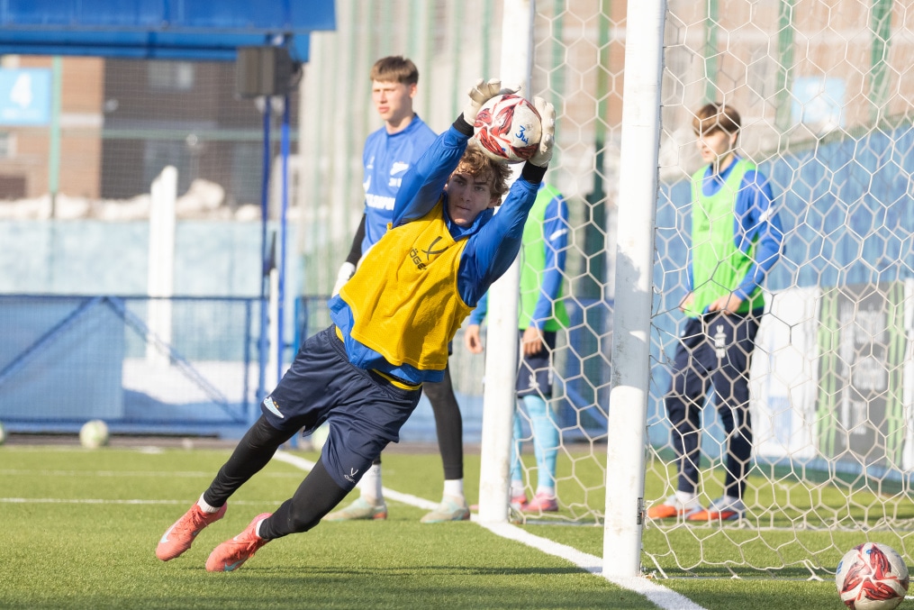 Тренировка «Зенита»-м перед матчем с ФК «Родина»-м