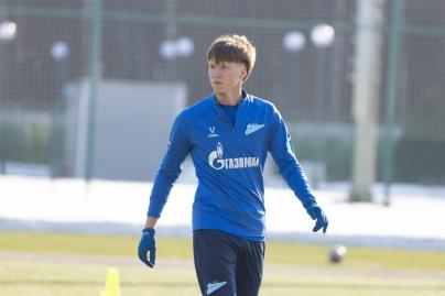 Тренировка «Зенита»-м перед матчем с ФК «Родина»-м