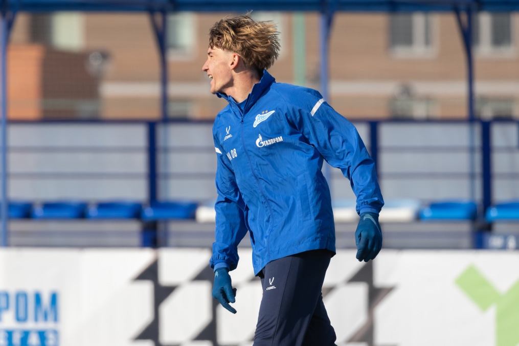 Тренировка «Зенита»-м перед матчем с ФК «Родина»-м