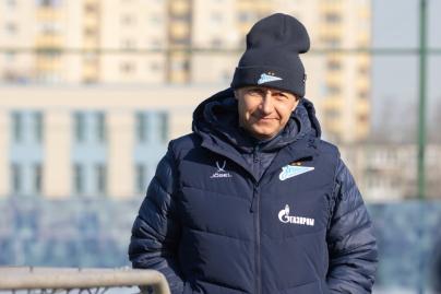 Тренировка «Зенита»-м перед матчем с ФК «Родина»-м