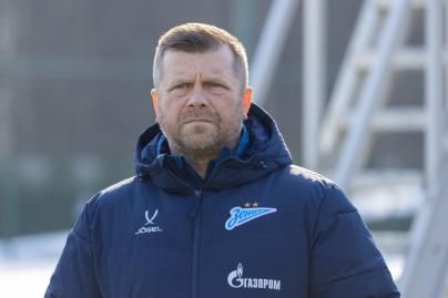 Тренировка «Зенита»-м перед матчем с ФК «Родина»-м