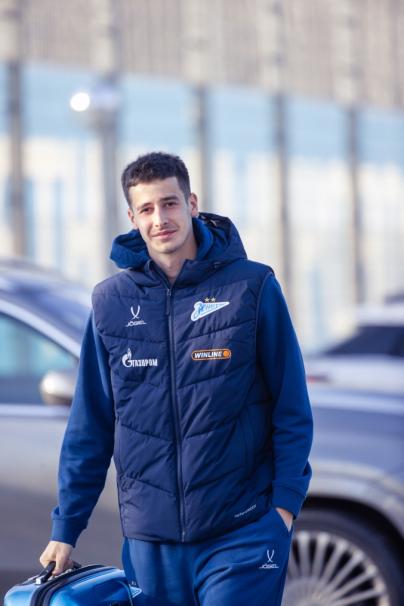 «Зенит. Стиль»: приезд игроков на тренировку перед матчем со «Спартаком»