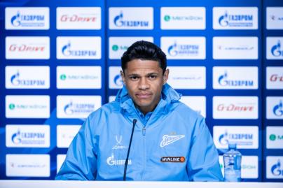 Тренировка основного состава «Зенита» перед матчем со «Спартаком»