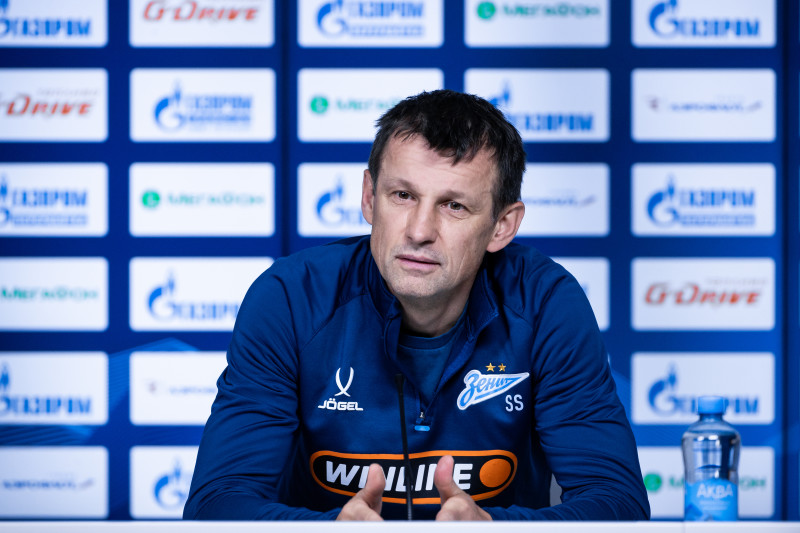 Тренировка основного состава «Зенита» перед матчем со «Спартаком»