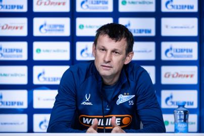 Тренировка основного состава «Зенита» перед матчем со «Спартаком»