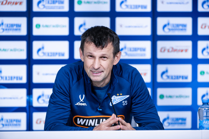 Тренировка основного состава «Зенита» перед матчем со «Спартаком»