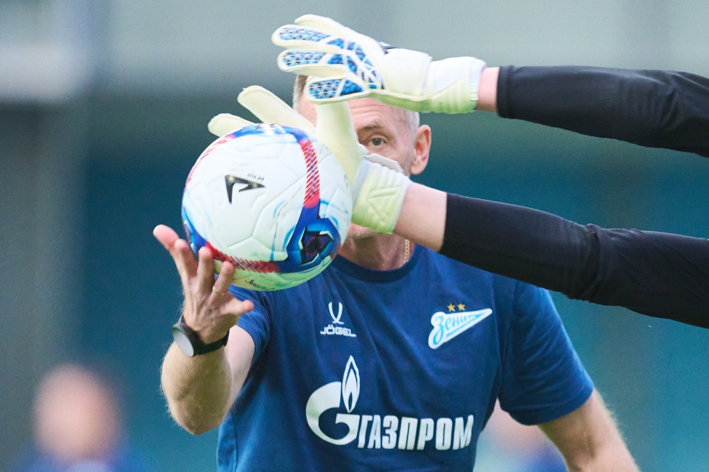 Тренировка «Зенита»-2 перед матчем с «Аланией»