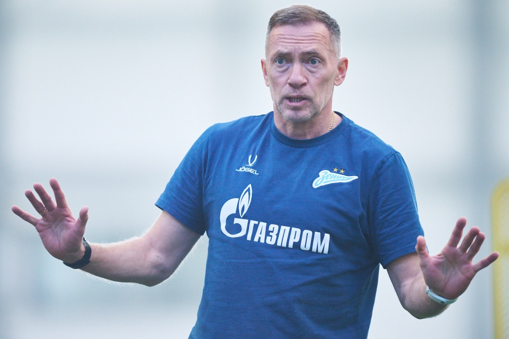 Тренировка «Зенита»-2 перед матчем с «Аланией»