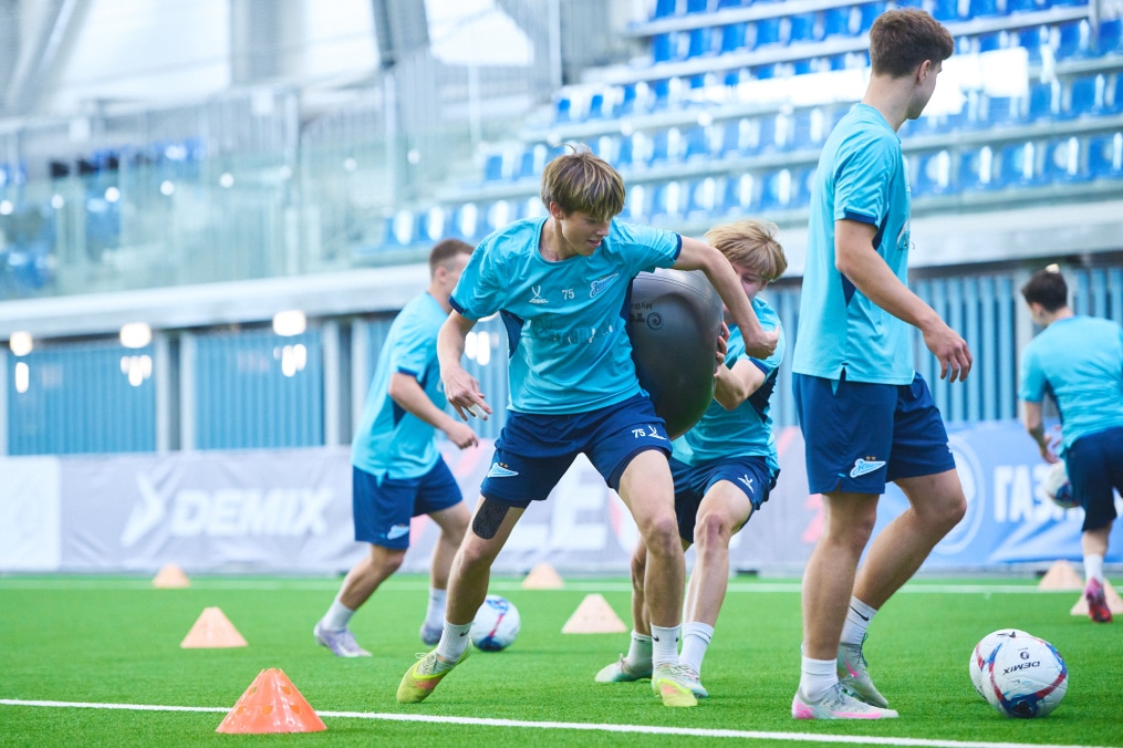 Тренировка «Зенита»-2 перед матчем с «Аланией»