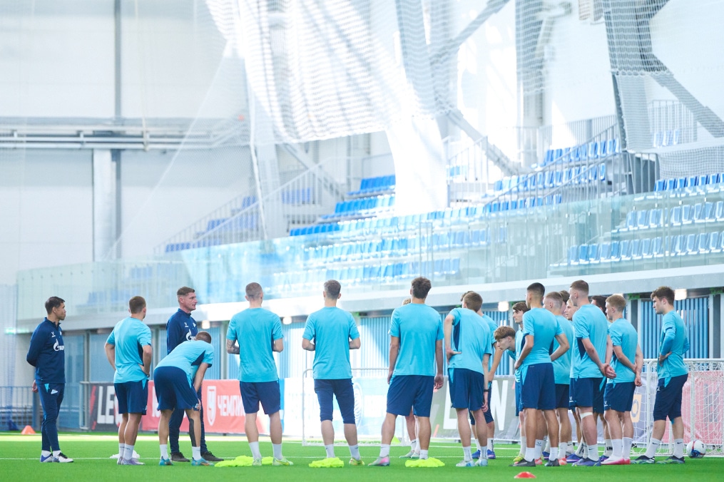 Тренировка «Зенита»-2 перед матчем с «Аланией»