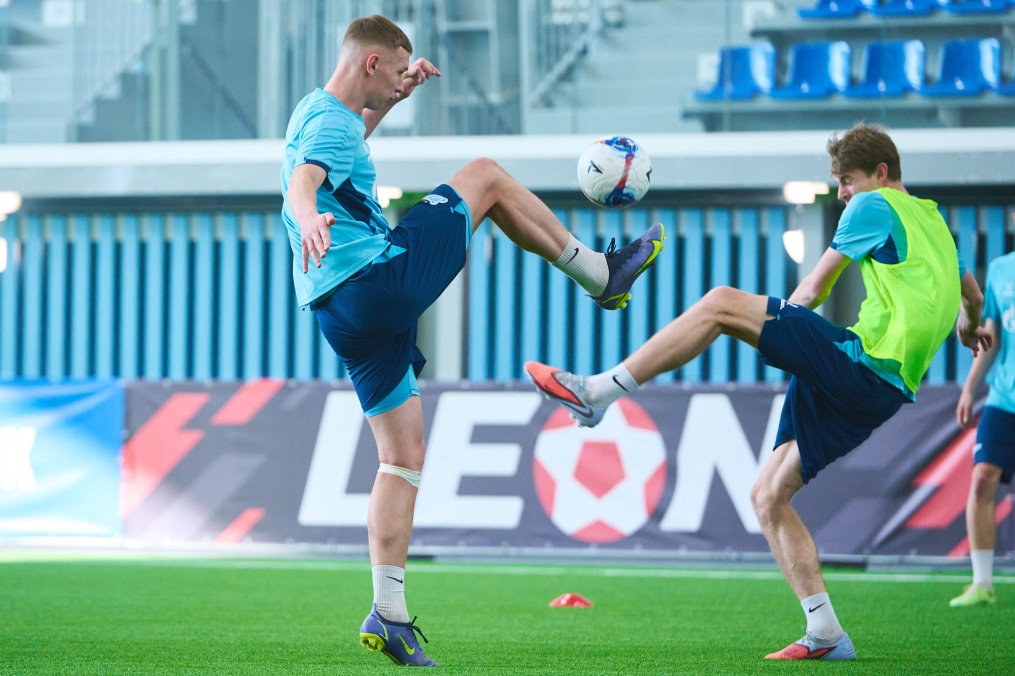 Тренировка «Зенита»-2 перед матчем с «Аланией»