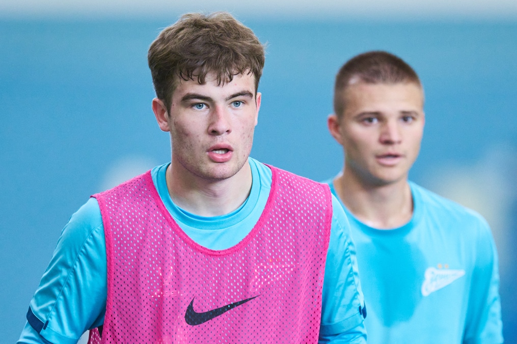 Тренировка «Зенита»-2 перед матчем с «Аланией»