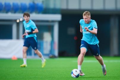 Тренировка «Зенита»-2 перед матчем с «Аланией»