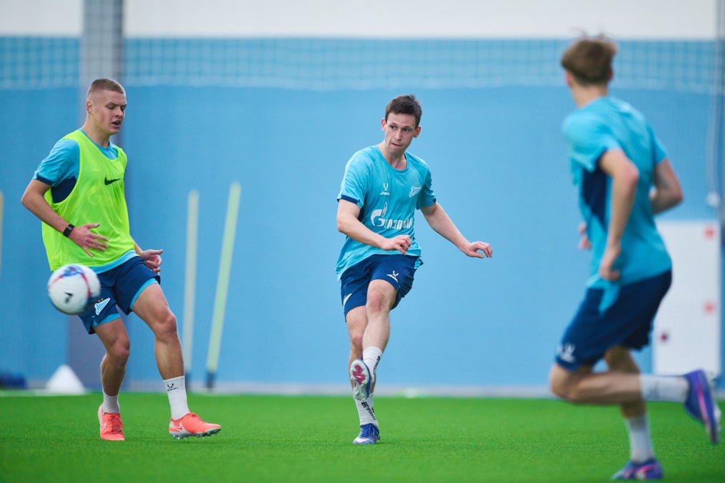 Тренировка «Зенита»-2 перед матчем с «Аланией»