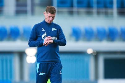 Тренировка «Зенита»-2 перед матчем с «Аланией»