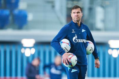 Тренировка «Зенита»-2 перед матчем с «Аланией»