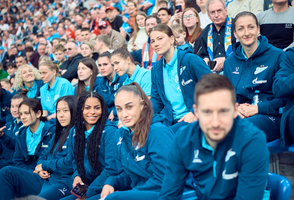 Презентация женской футбольной команды «Зенит» сезона 2026