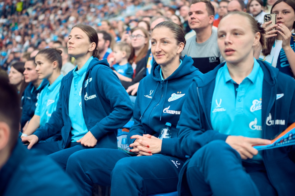 Презентация женской футбольной команды «Зенит» сезона 2026