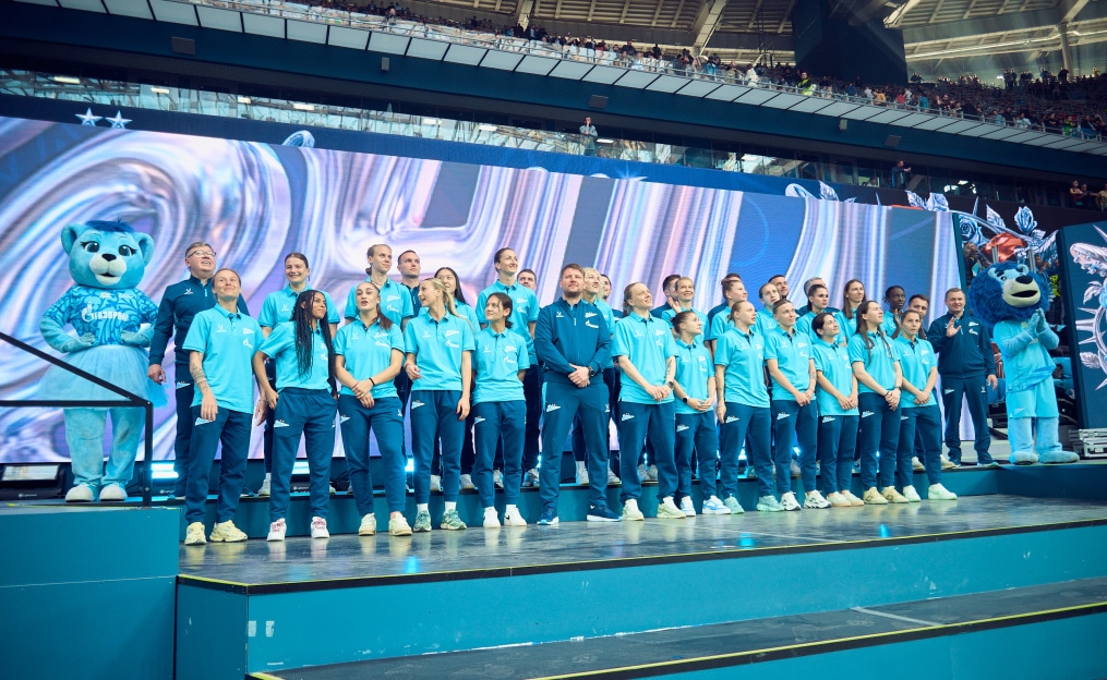 Презентация женской футбольной команды «Зенит» сезона 2026