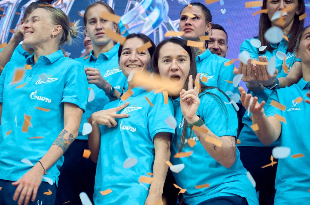 Презентация женской футбольной команды «Зенит» сезона 2026