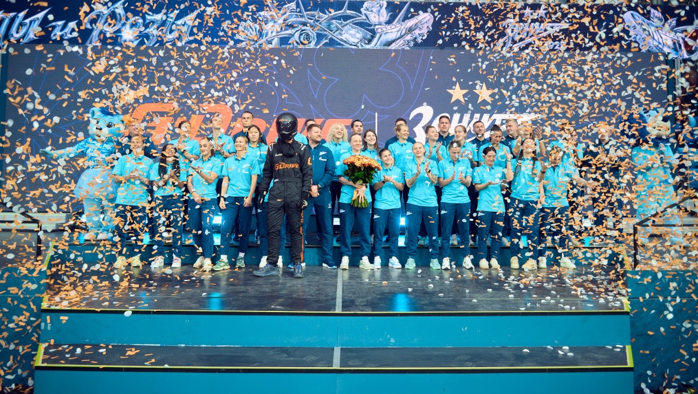 Презентация женской футбольной команды «Зенит» сезона 2026