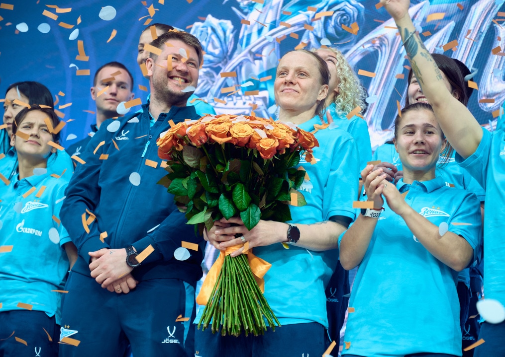 Презентация женской футбольной команды «Зенит» сезона 2026