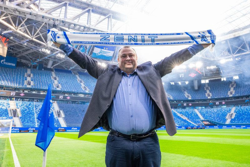 «Зенит рядом»: группа детей из Белгорода на матче со «Спартаком»