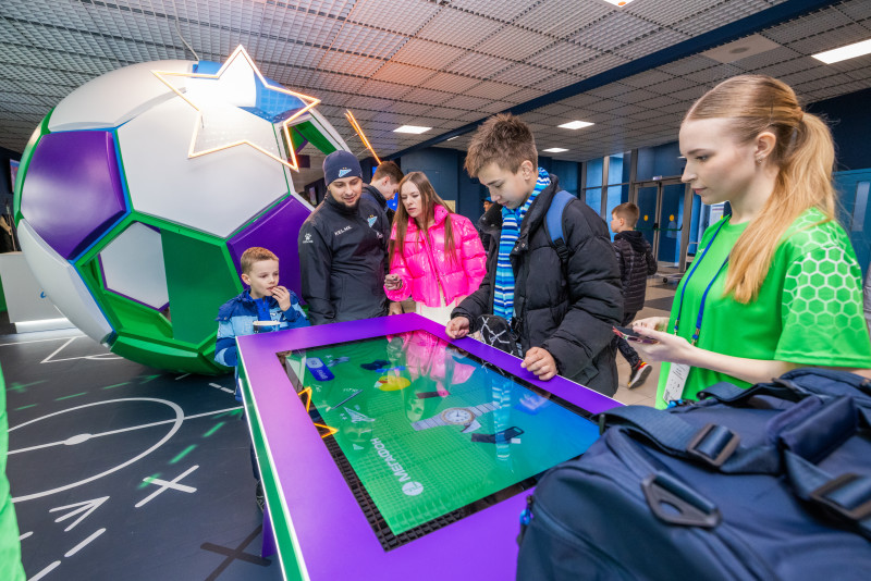 Промозона «МегаФона» перед матчем «Зенит» — «Спартак»