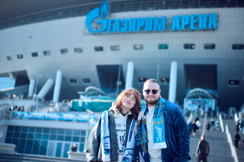 Фан-Променад перед матчем «Зенит» — «Спартак»