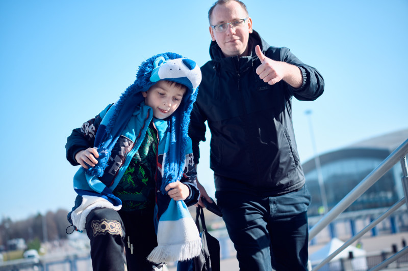 Фан-Променад перед матчем «Зенит» — «Спартак»