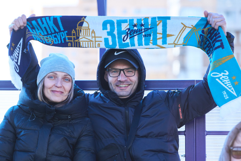 Болельщики на матче «Зенит» — «Звезда-2005»