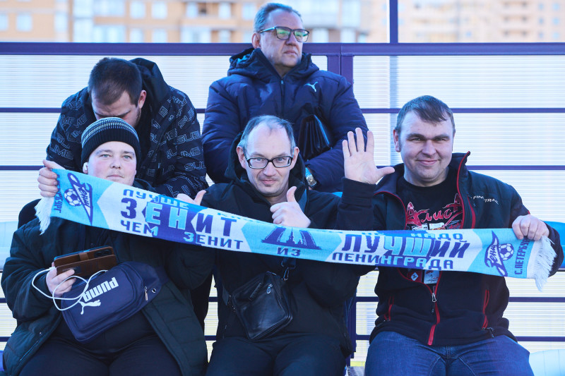 Болельщики на матче «Зенит» — «Звезда-2005»