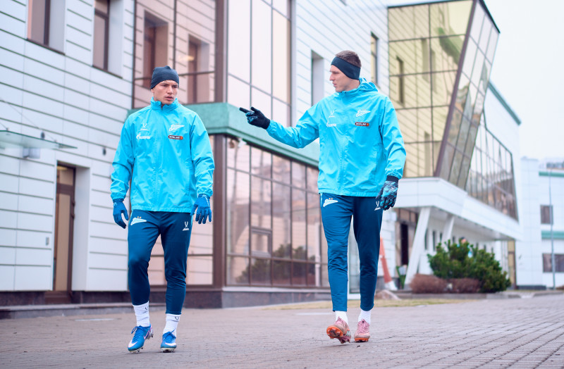 Тренировка «Зенита» в «Газпром»-тренировочном центре